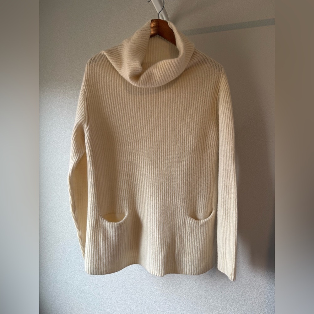 Vince Bergdorf Goodman Cashmere Cowl Neck Sweater